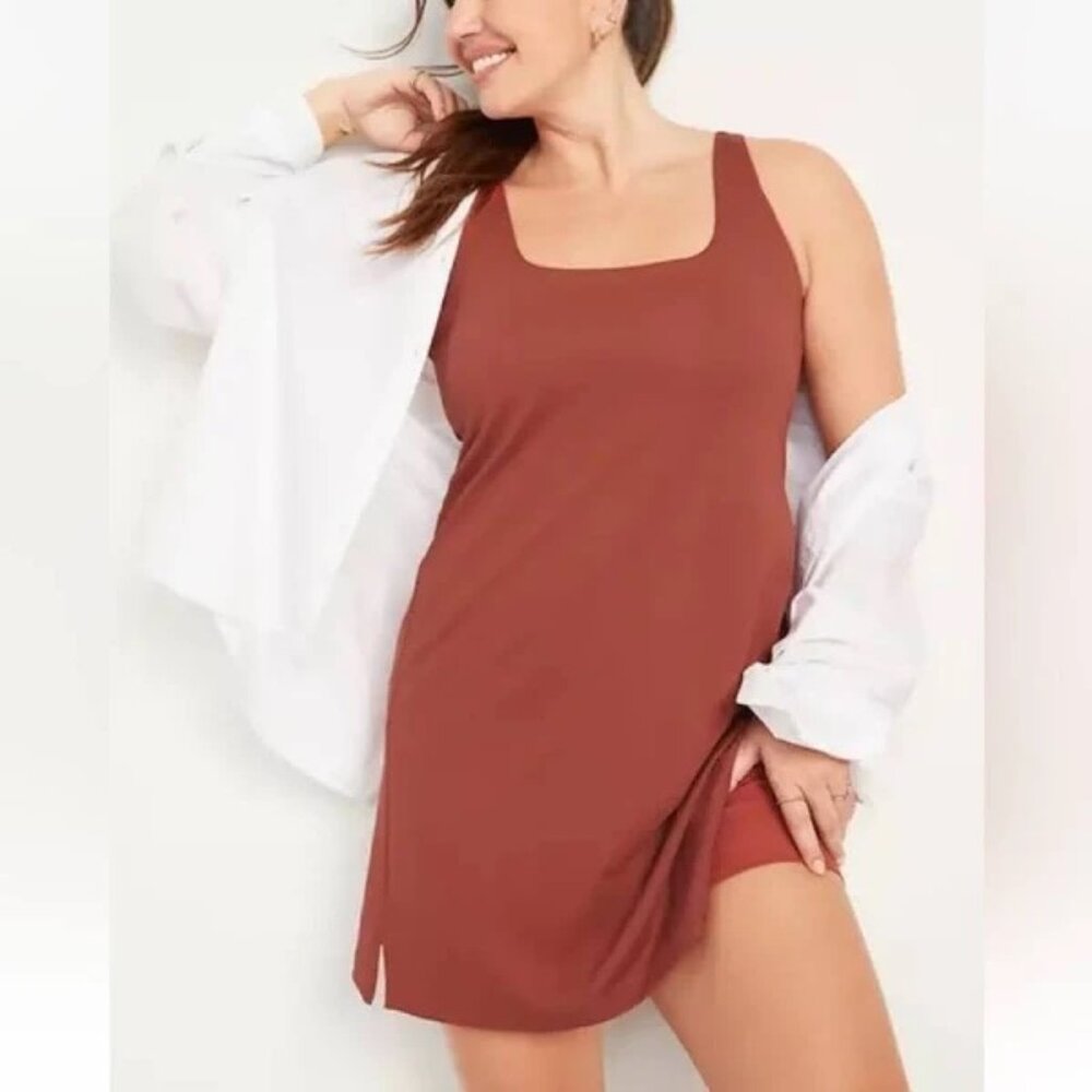 PowerSoft Square-Neck Athletic Dress